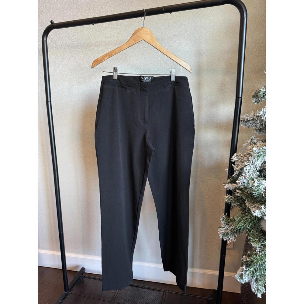 Allen B by Allen Schwartz Black Dress Pants Career Trousers Size 12 NWOT